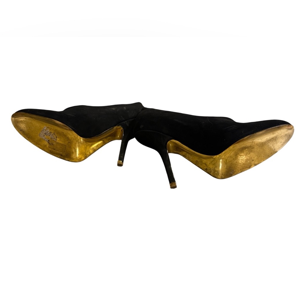 💎 Host Pick 💎Stella McCartney Elegant Black Heels with Gold Details - Picture 6 of 9